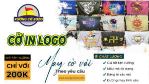 Thiết kế và in cờ vải theo yêu cầu giá xưởng 3 Xuong in co vai