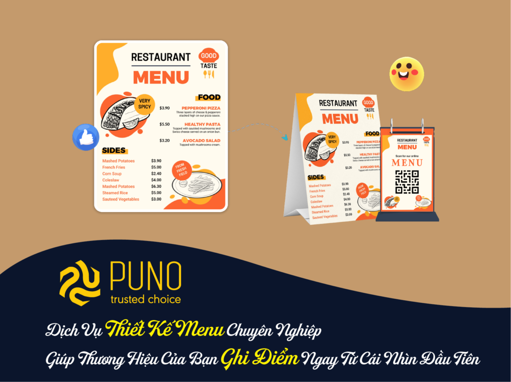 Những lưu ý khi lựa chọn mẫu logo cho ngành F&B 1 thiet ke menu chuyen nghiep