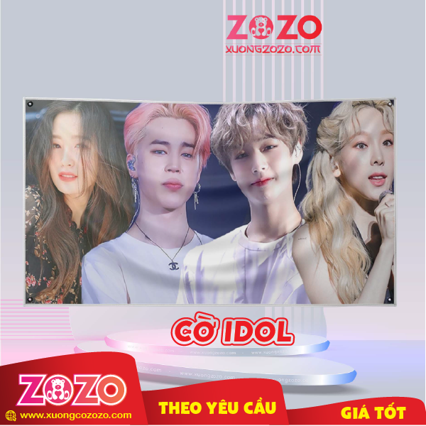 Xưởng In May Cờ Idol Theo Yêu Cầu 2 Xưởng In May Cờ Idol Theo Yêu Cầu