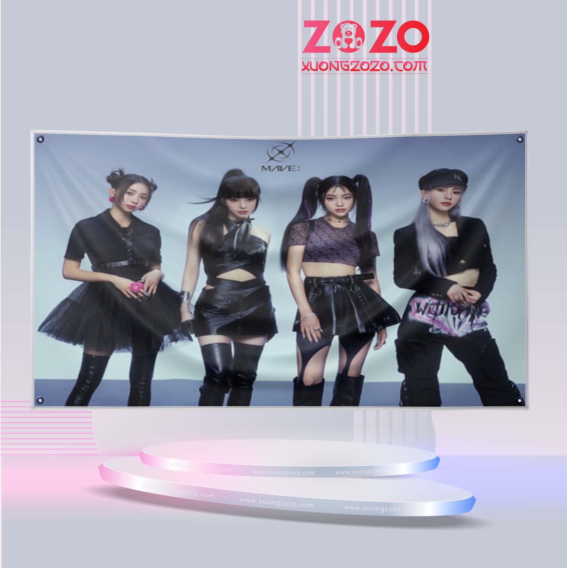 Xưởng In May Cờ Idol Theo Yêu Cầu 4 Xưởng In May Cờ Idol Theo Yêu Cầu