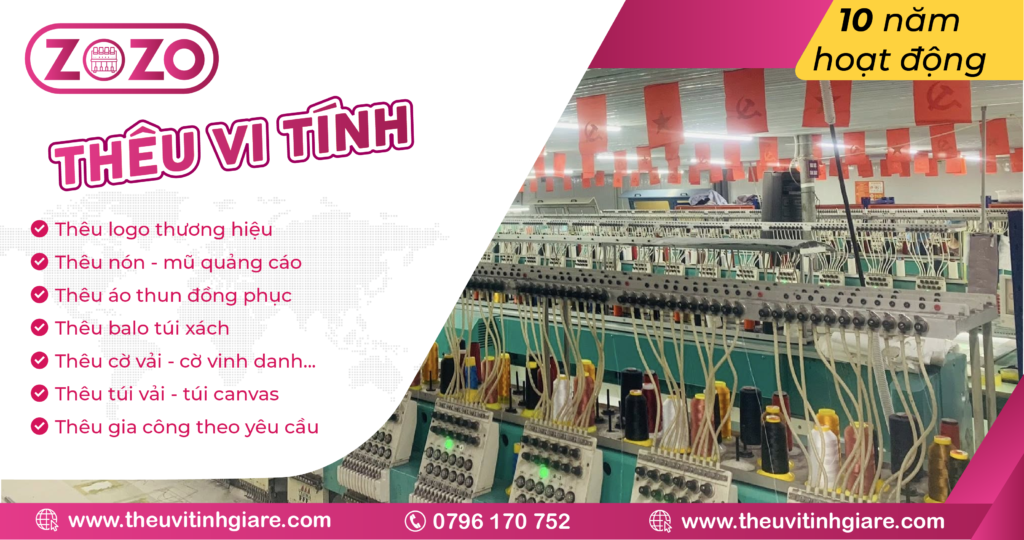 Thêu Gia Công Theo Yêu Cầu